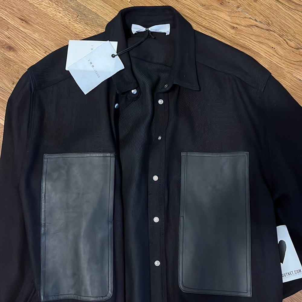 IRO oversized buttons down shirt/jacket shacket.